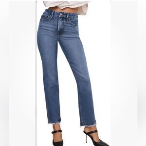 Good American High Rise Jeans in Blue